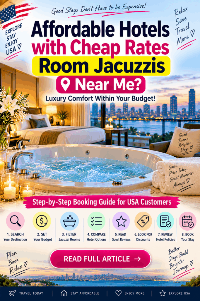 Affordable Hotels with Cheap In-Room Jacuzzis Near Me