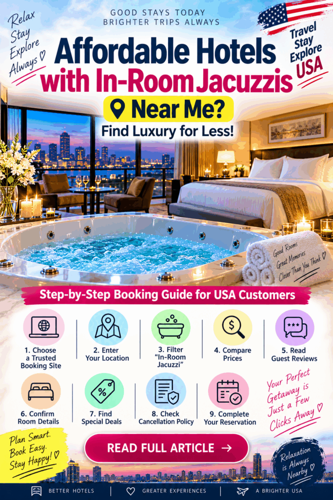 Affordable Hotels with In-Room Jacuzzis Near Me