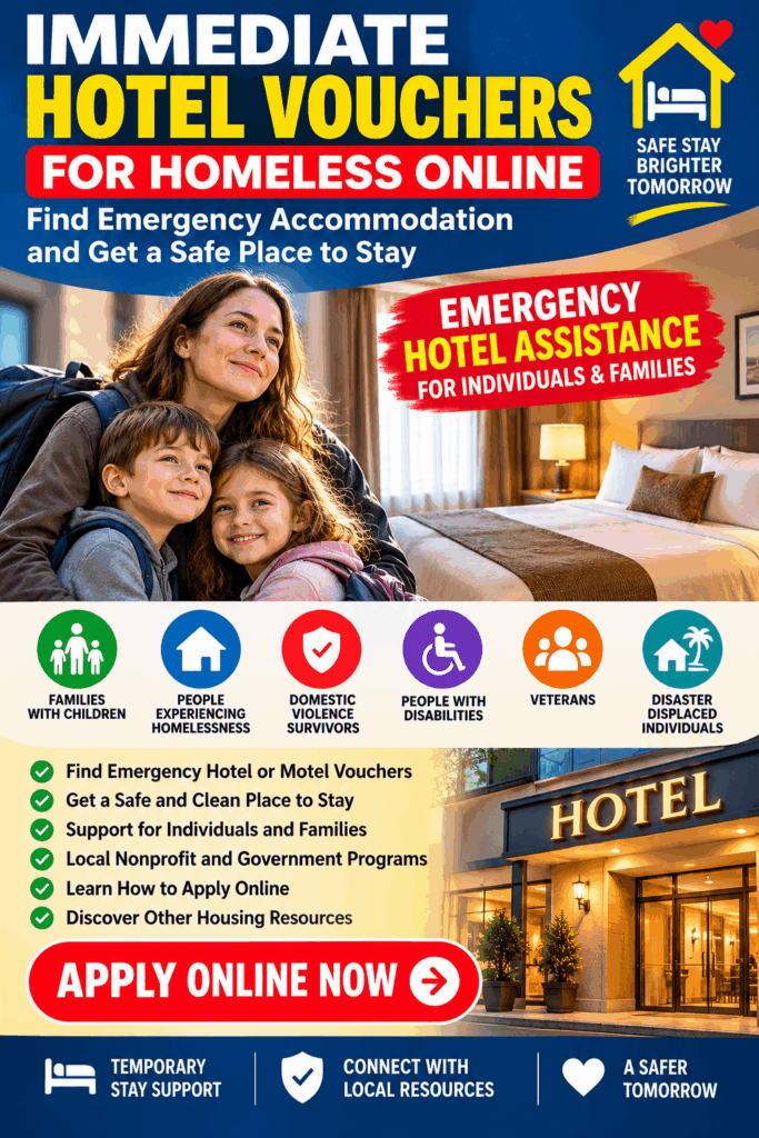 Immediate Hotel Vouchers for Homeless